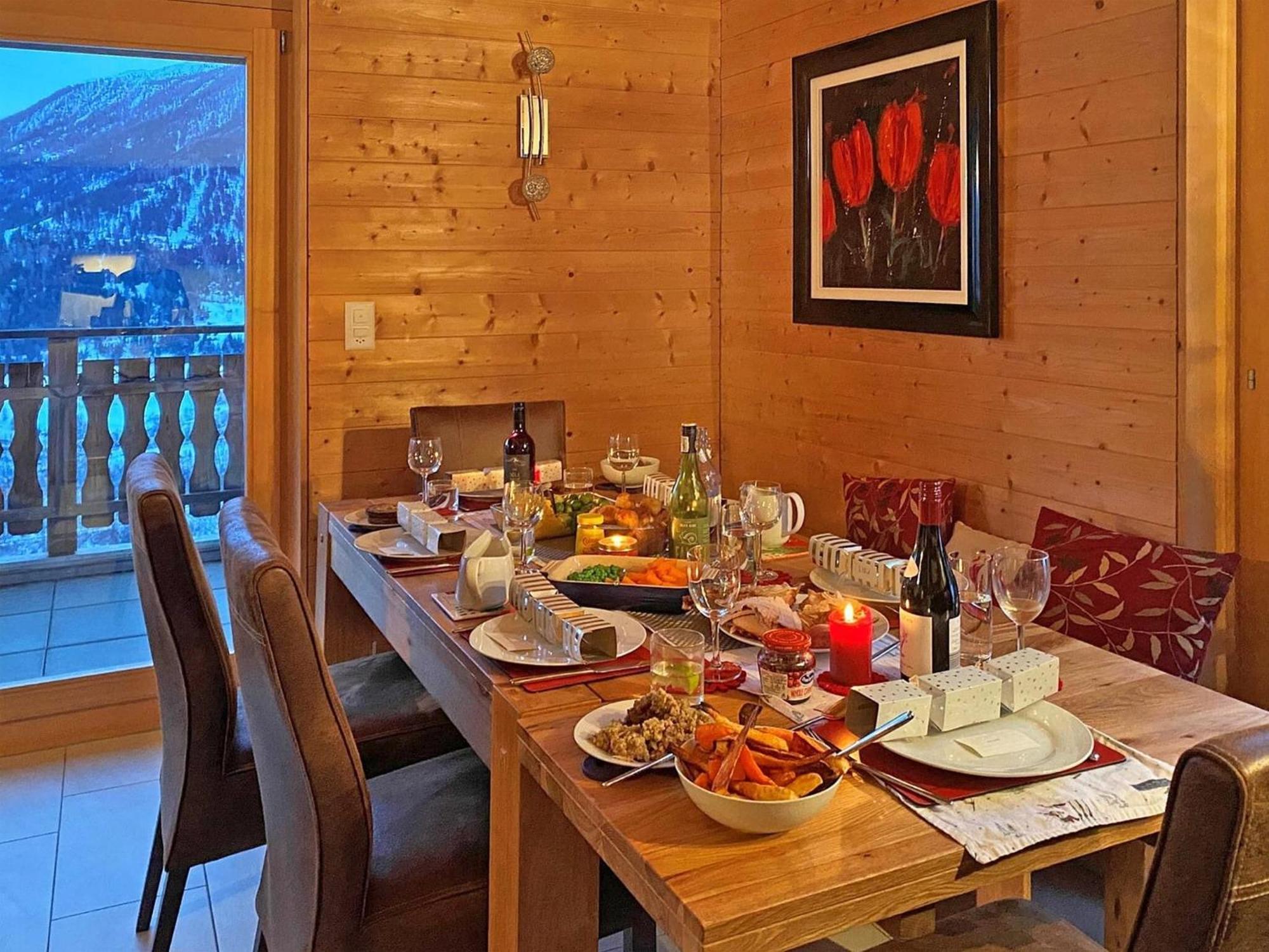 Mountain-View Chalet In Heremence With Terrace 외부 사진