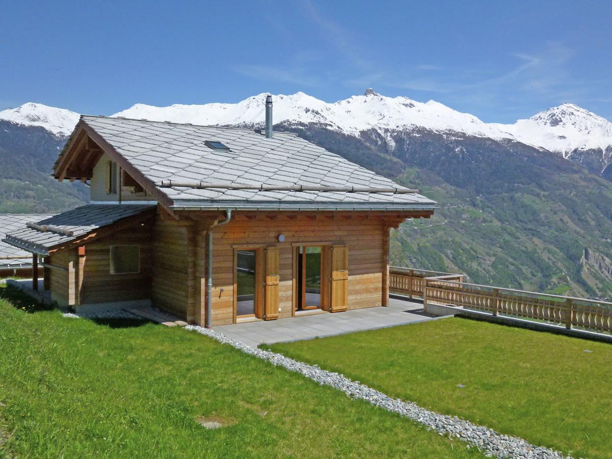 Mountain-View Chalet In Heremence With Terrace 외부 사진