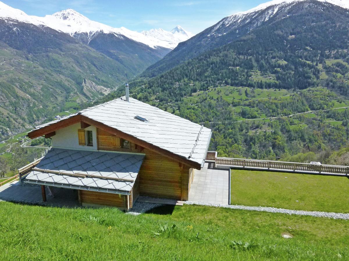 Mountain-View Chalet In Heremence With Terrace 외부 사진
